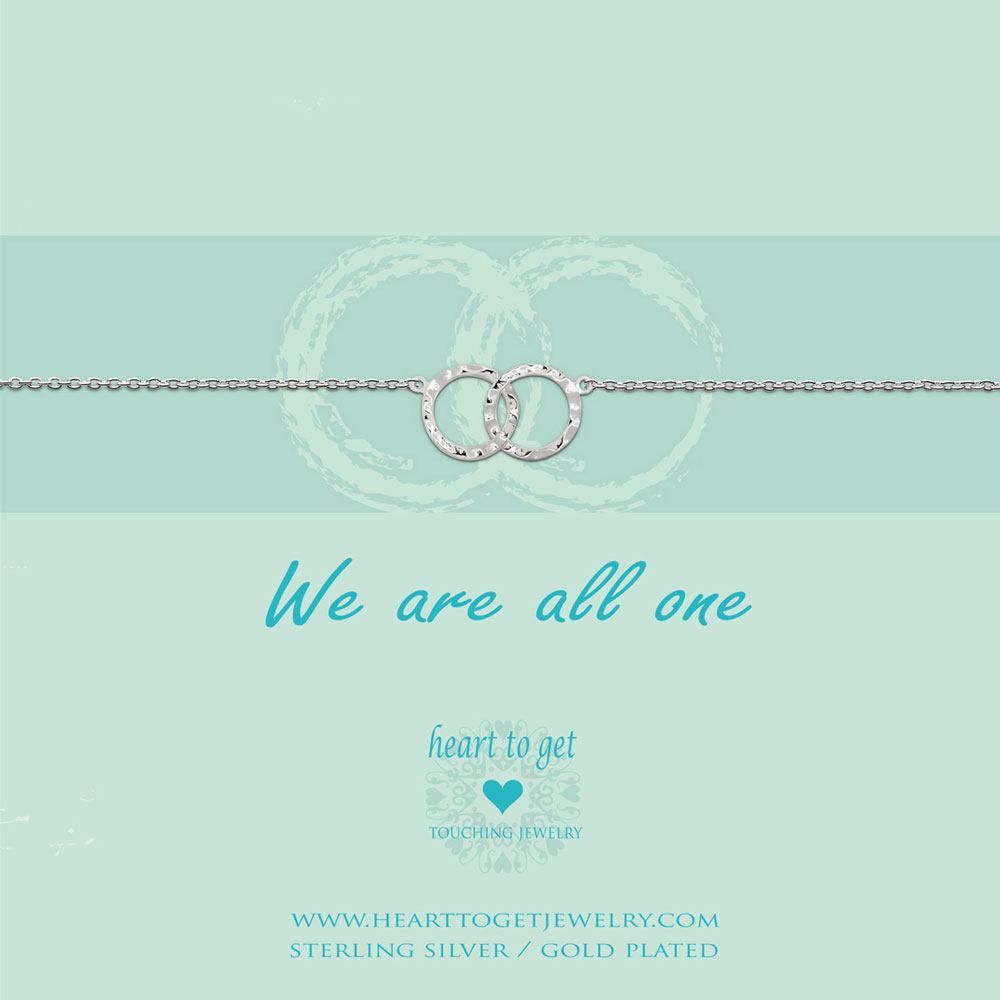Bracelet double karma rings