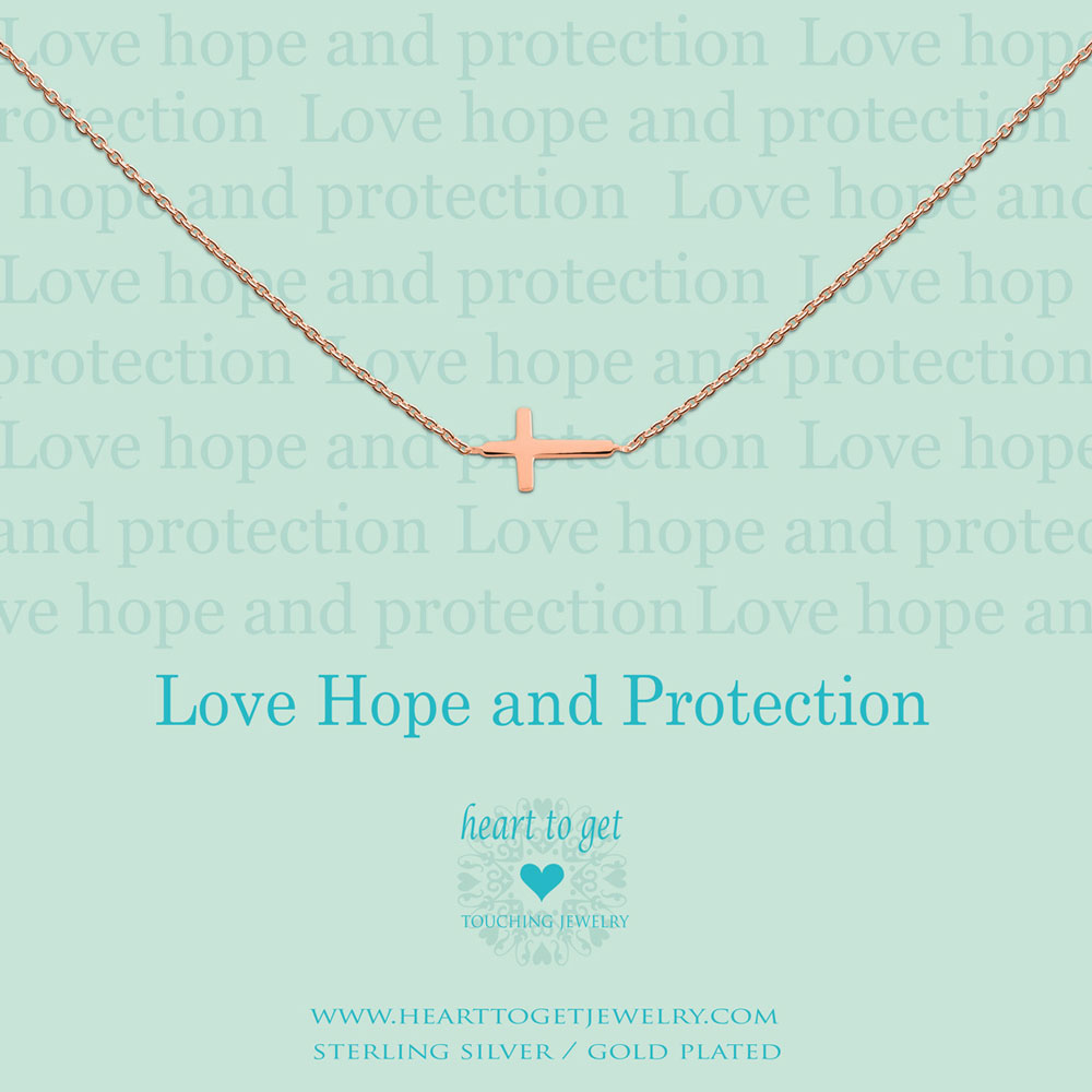 Necklace cross, "Love, hope and protection" - Afbeelding 4