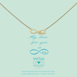 Necklace infinity love, "My love for you is infinite"