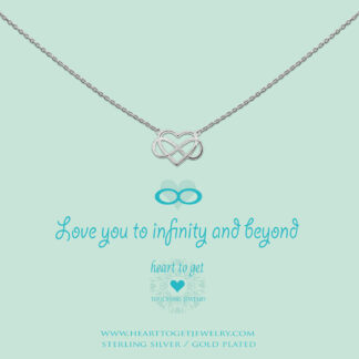 Necklace infinity heart