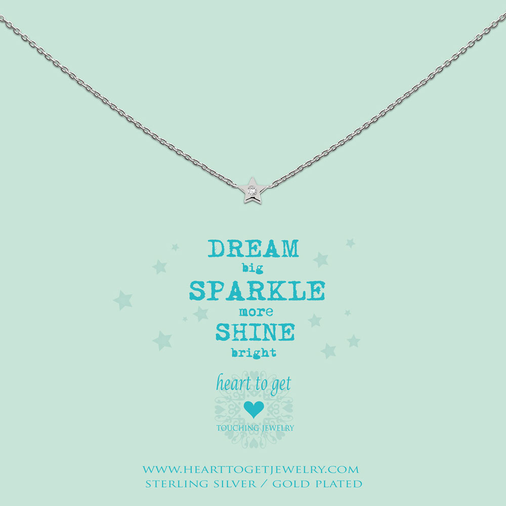 necklace star zirkon