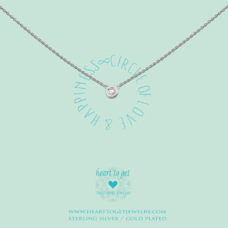 Necklace circle zirkon