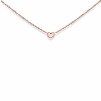 Necklace open heart, "You are always on my mind"