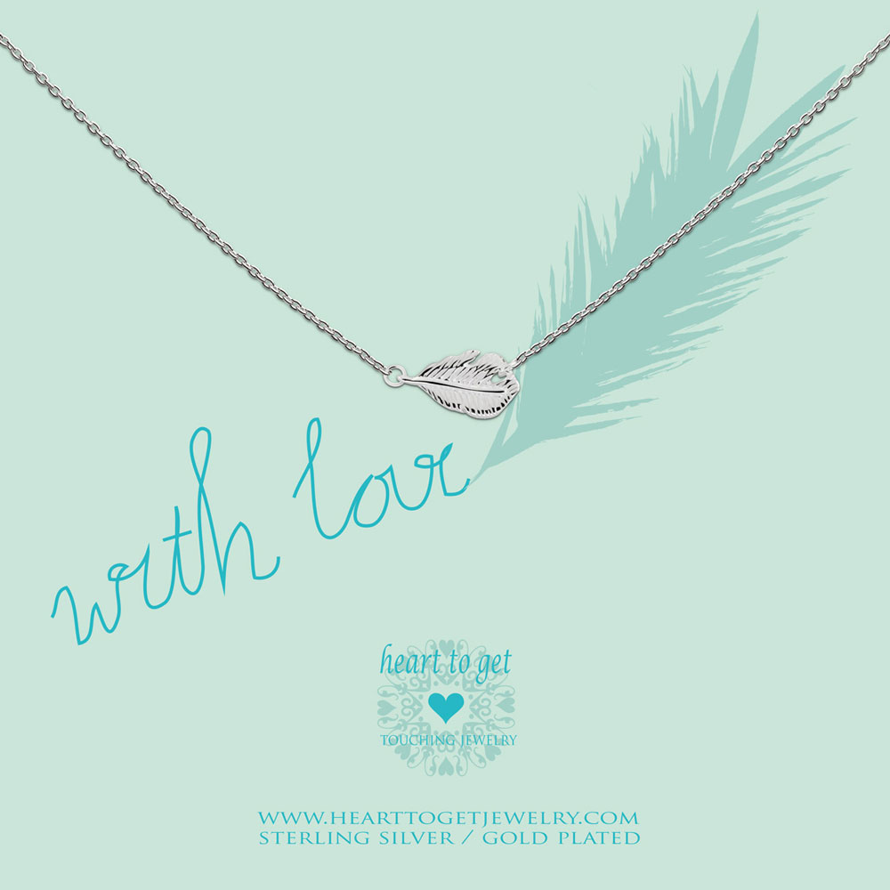 Necklace feather