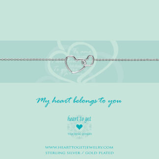 Bracelet entwined hearts