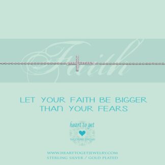 Bracelet cross zirkon