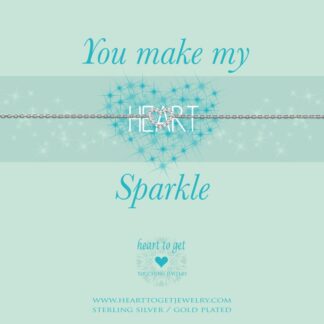 bracelet open heart zirkon small