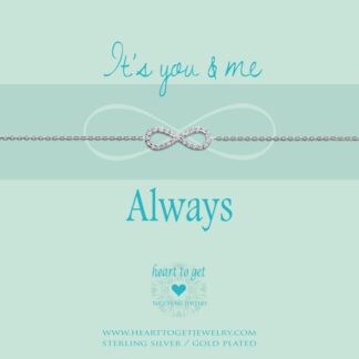 bracelet infinity zirkon