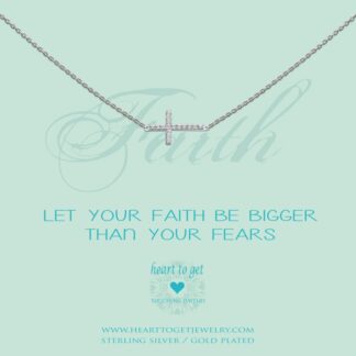 necklace cross zirkon