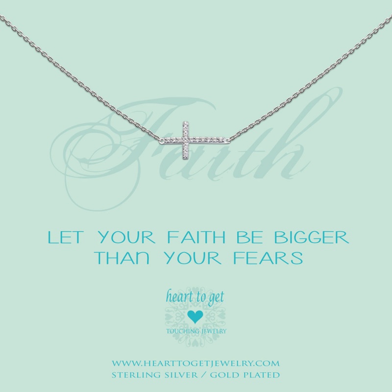 necklace cross zirkon