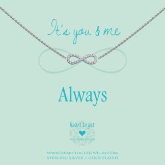necklace infinity zirkon