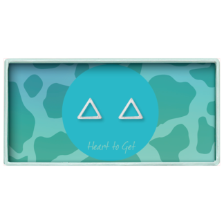 Earstuds open triangle