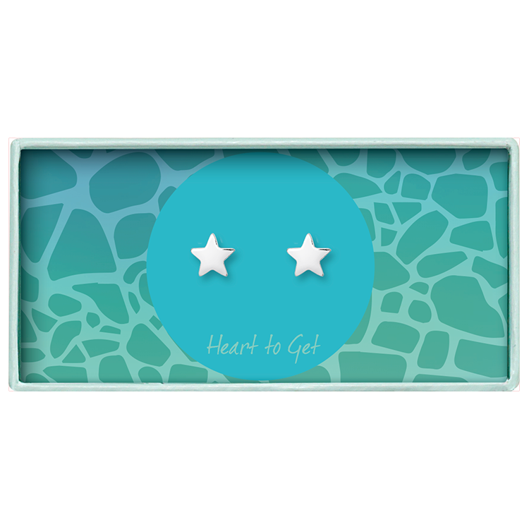 Earstuds closed star