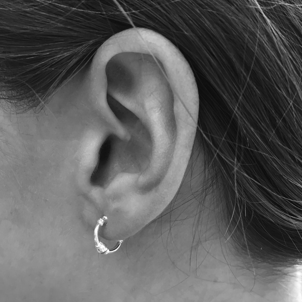 Earstud hoops big ball (15 mm) - Afbeelding 2