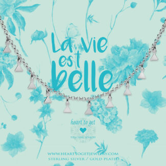 Necklace dangling triangles