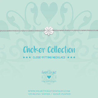 Choker clover ball chain