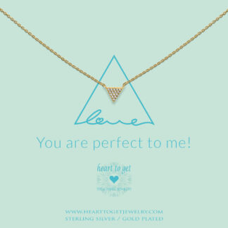Necklace triangle zirkon, 'Shine like you never did before'