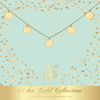 Necklace round 5 plates small