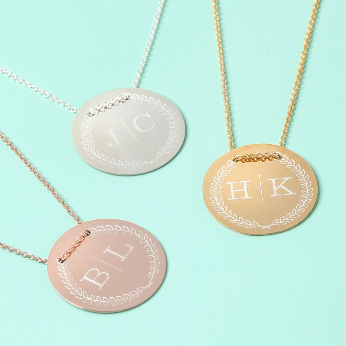 Initialen Coin 20 mm met gravering
