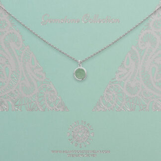 Necklace gemstone, Green Aventurine