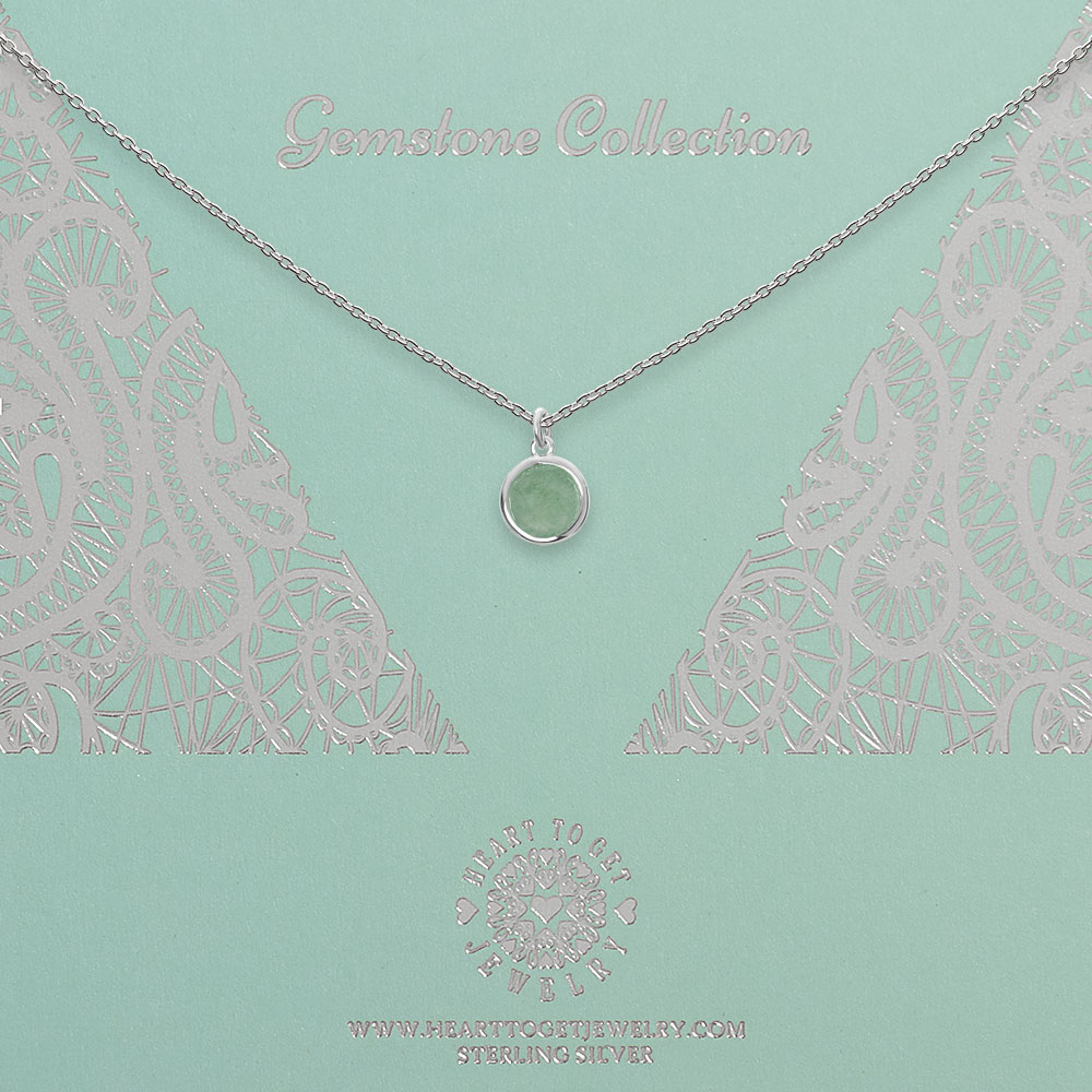 Necklace gemstone, Green Aventurine