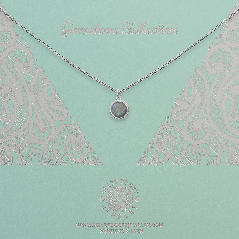 Necklace gemstone, Labradorite