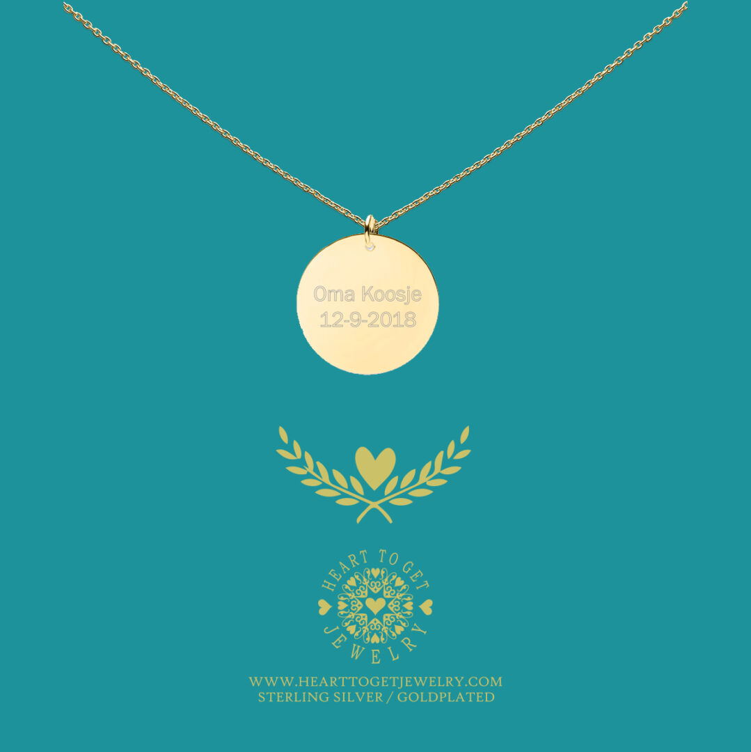 Drawing Coin Necklace - Afbeelding 2