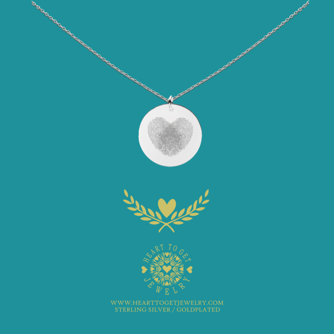 Fingerprint Coin Necklace - Afbeelding 2