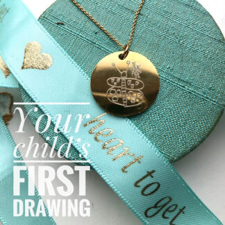 Drawing Coin Necklace
