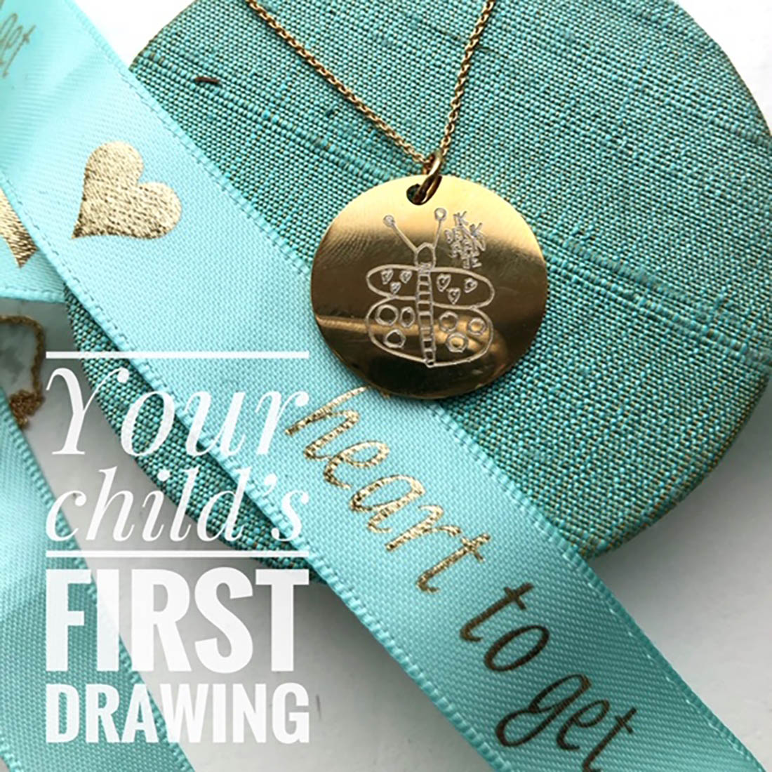 Drawing Coin Necklace