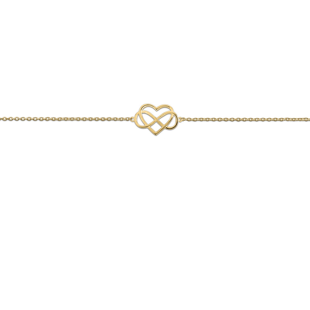 Bracelet inifinity heart, "Love you to infinity and beyond" - Afbeelding 3