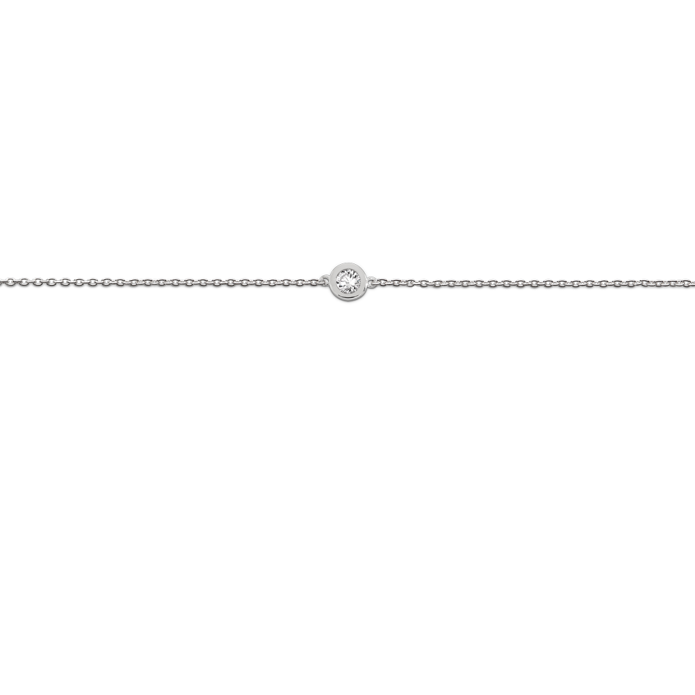 Bracelet Circle zirkon 'Circle of love & happiness' - Afbeelding 4