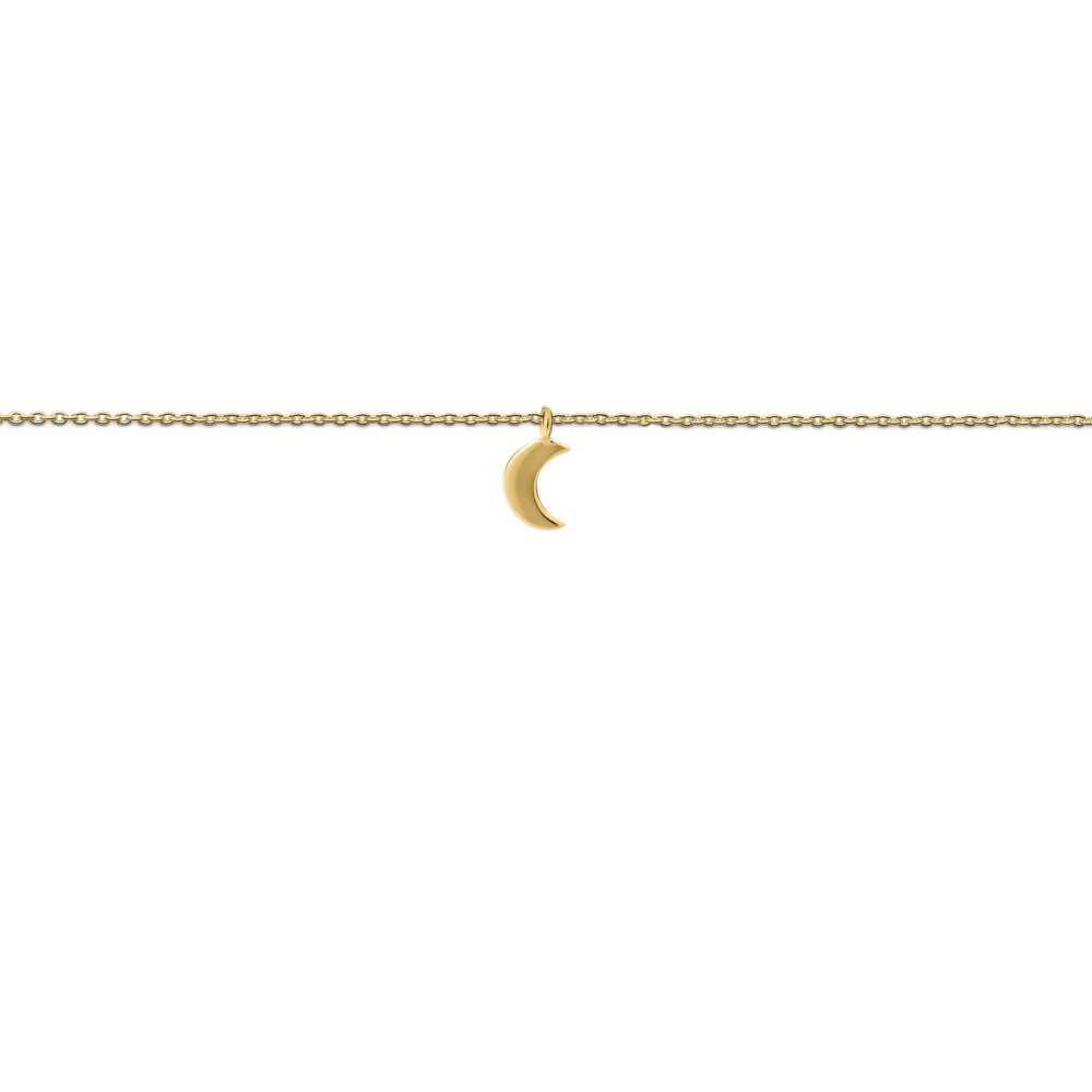 Bracelet small moon, "Shoot for the moon" - Afbeelding 4