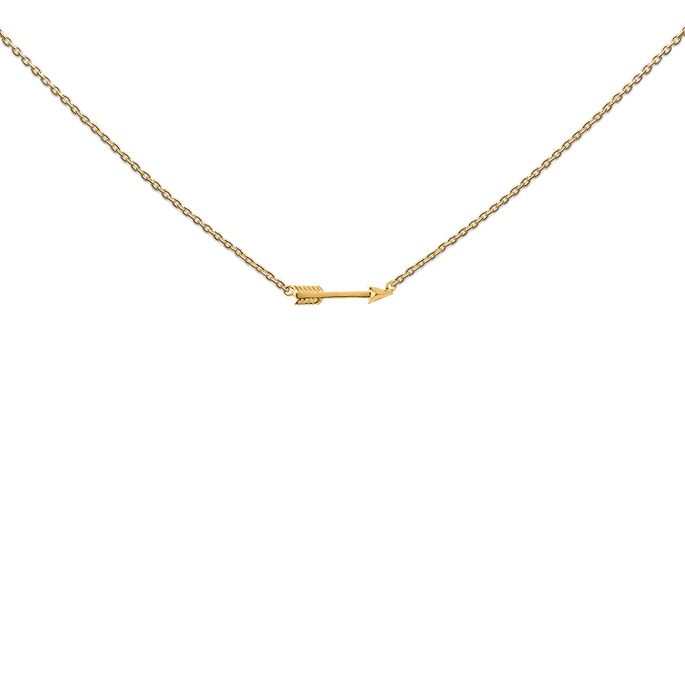 Necklace small arrow, "Go confidently in the direction of your dreams" - Afbeelding 4