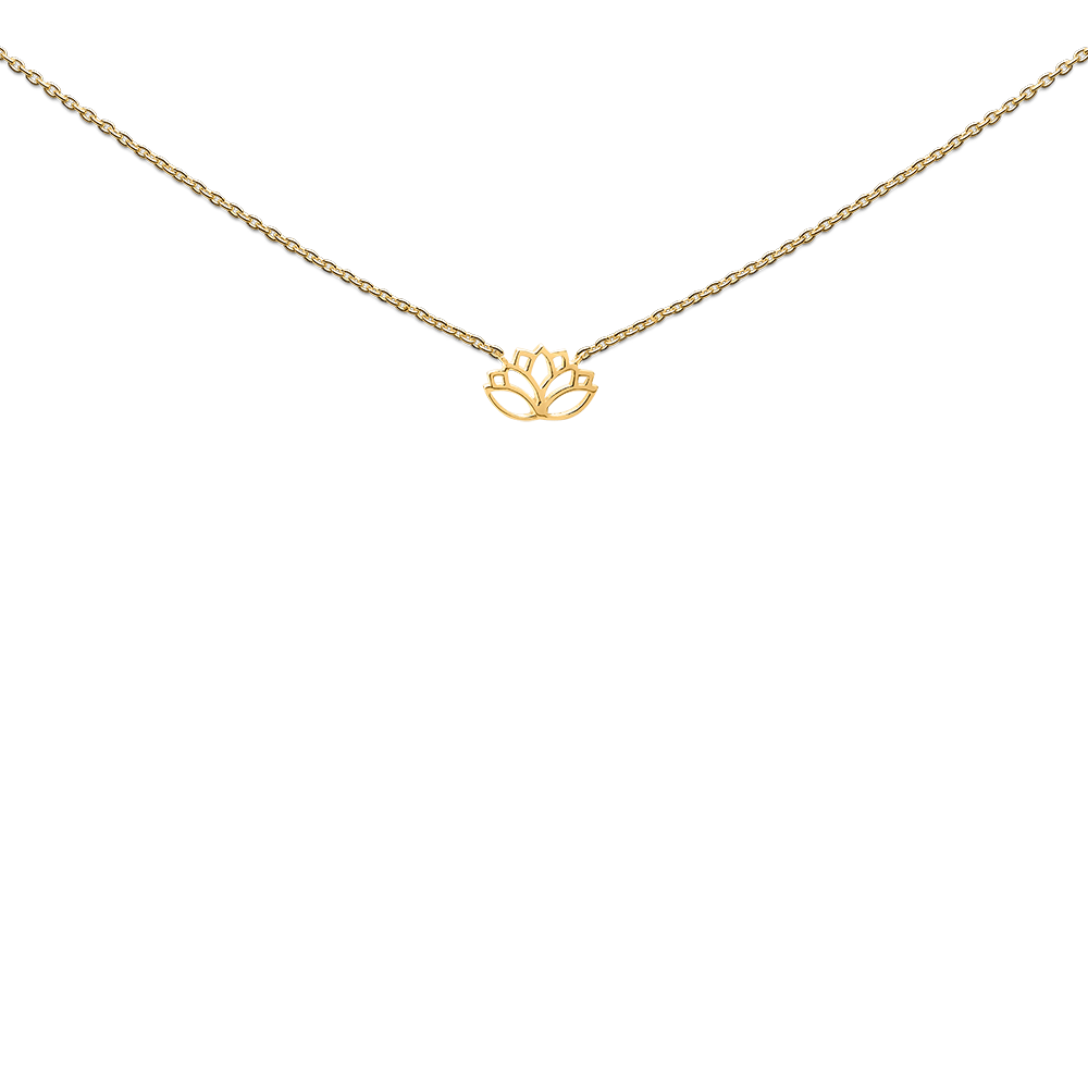 Necklace lotus, "Live life in full bloom" - Afbeelding 6