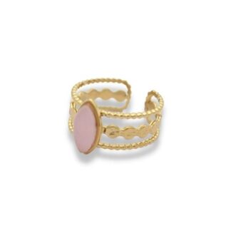 Statement Ring - Statement Ring Adjustable - Brede Statement Ring - Statement Ring Goud