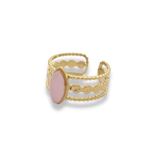 Statement Ring - Statement Ring Adjustable - Brede Statement Ring - Statement Ring Goud