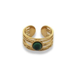 Statement Ring - Wikkel Ring - Statement Ring Adjustable - Brede Statement Ring - Statement Ring Goud