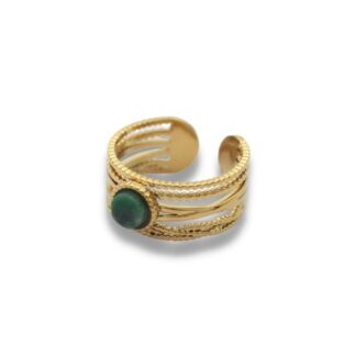 Statement Ring - Wikkel Ring - Statement Ring Adjustable - Brede Statement Ring - Statement Ring Goud