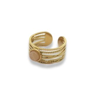Statement Ring - Wikkel Ring - Statement Ring Adjustable - Brede Statement Ring - Statement Ring Goud