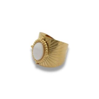 Statement Ring - Grote Statement Ring - Brede Statement Ring - Statement Ring Goud