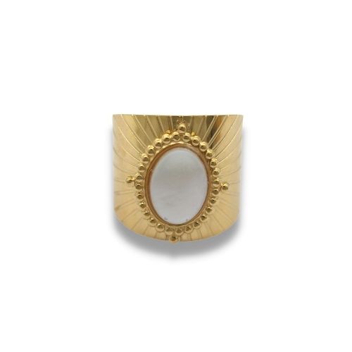 Statement Ring - Grote Statement Ring - Brede Statement Ring - Statement Ring Goud