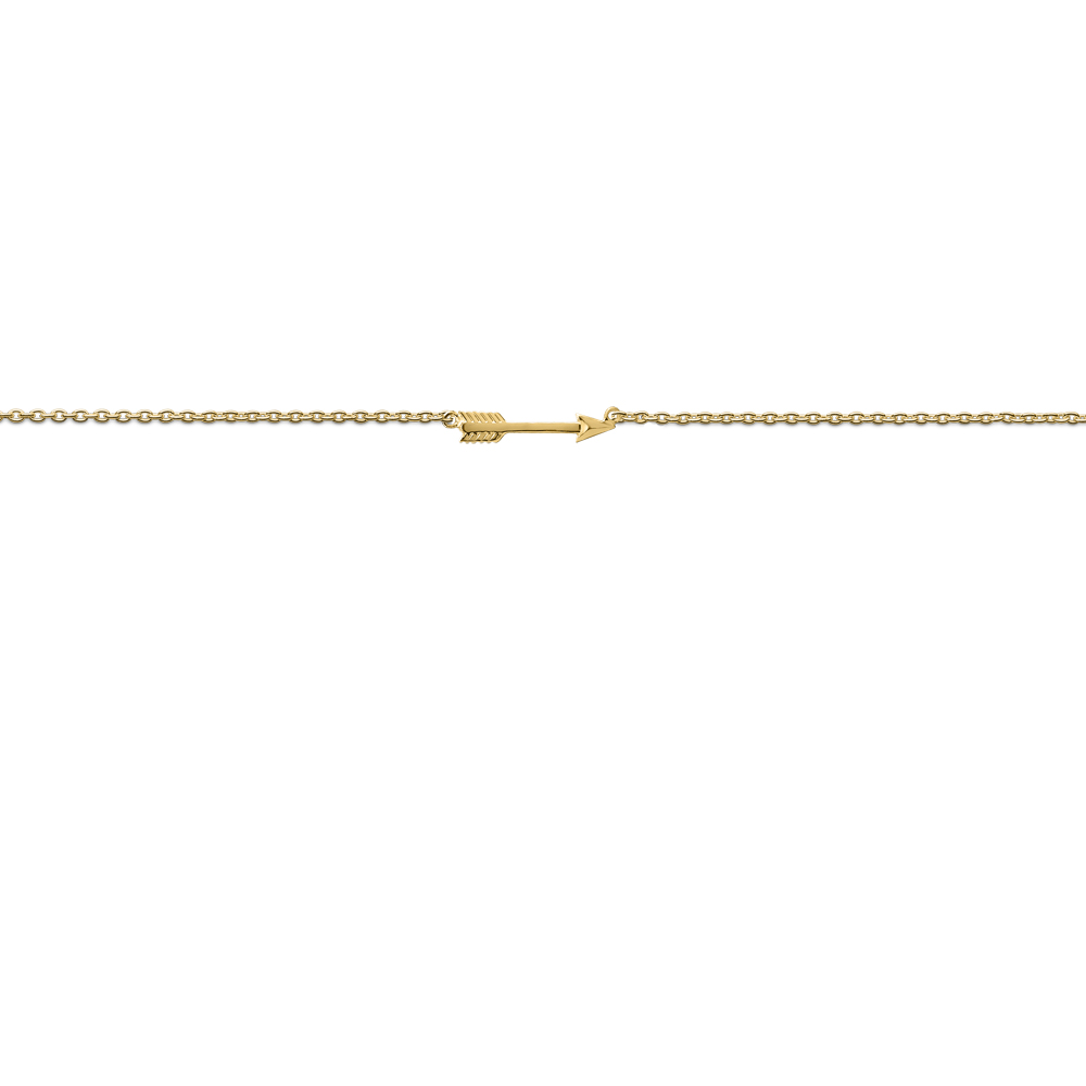 Bracelet small arrow, "Go confidently in the direction of your dreams" - Afbeelding 2