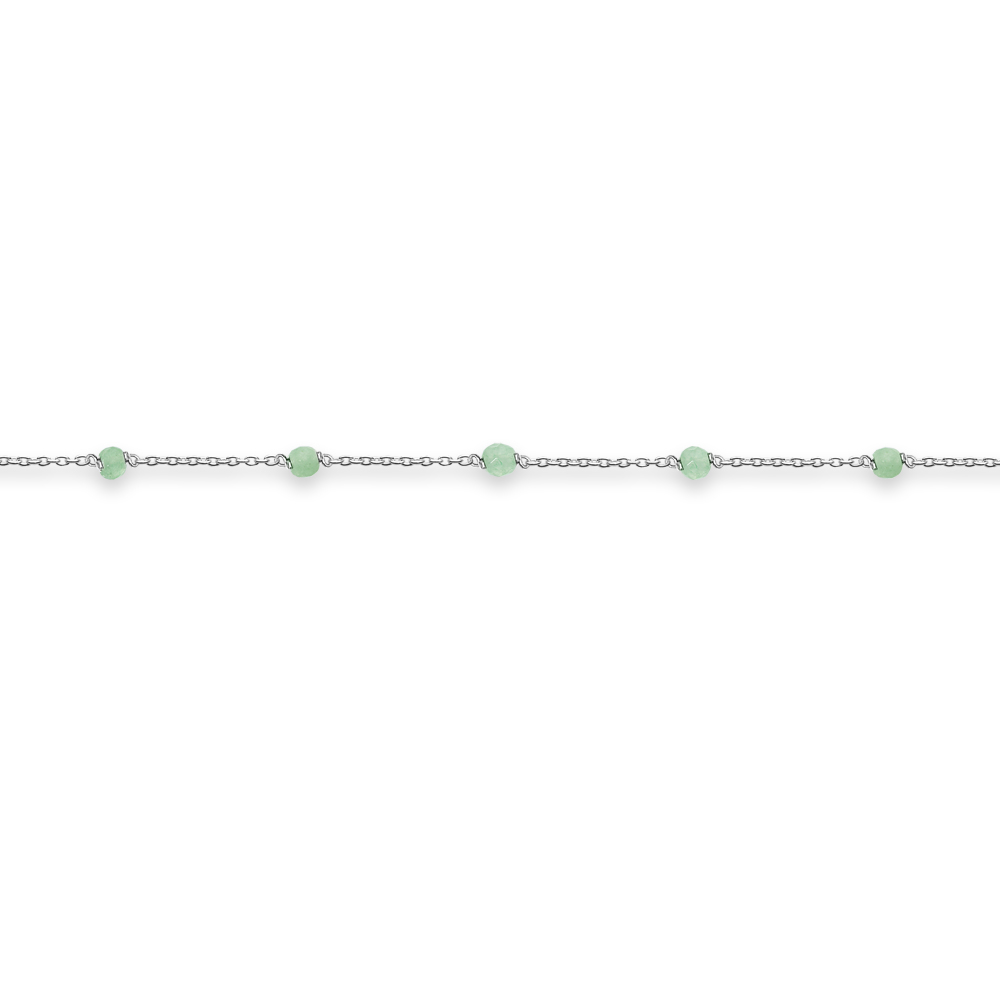 Bracelet gemstones, Green Aventurine - Afbeelding 2