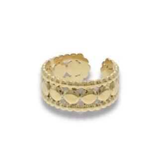Statement Ring - Wikkelring - Statement Ring Adjustable - Statement Ring - Statement Ring Goud
