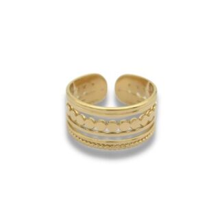Statement Ring - Wikkelring - Statement Ring Adjustable - Statement Ring - Statement Ring Goud
