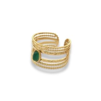 Statement Ring - Wikkel Ring - Statement Ring Adjustable - Brede Statement Ring - Statement Ring Goud