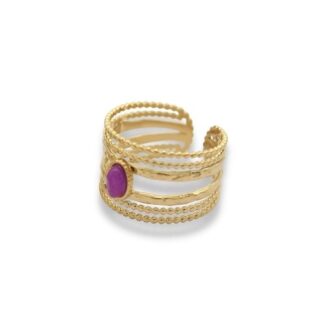 Statement Ring - Wikkel Ring - Statement Ring Adjustable - Brede Statement Ring - Statement Ring Goud