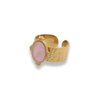Statement Ring - Grote Steen Ring - Statement Ring Adjustable - Grote Statement Ring - Statement Ring Goud
