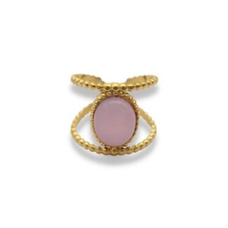Statement Ring - Grote Steen Ring - Statement Ring Adjustable - Grote Statement Ring - Statement Ring Goud